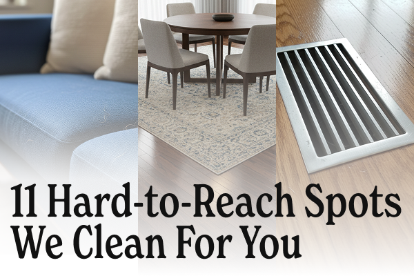 photos of hard to reach spots in your home